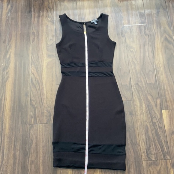 Revamped Textured w Mesh Details Sleeveless Dress - Picture 14 of 15